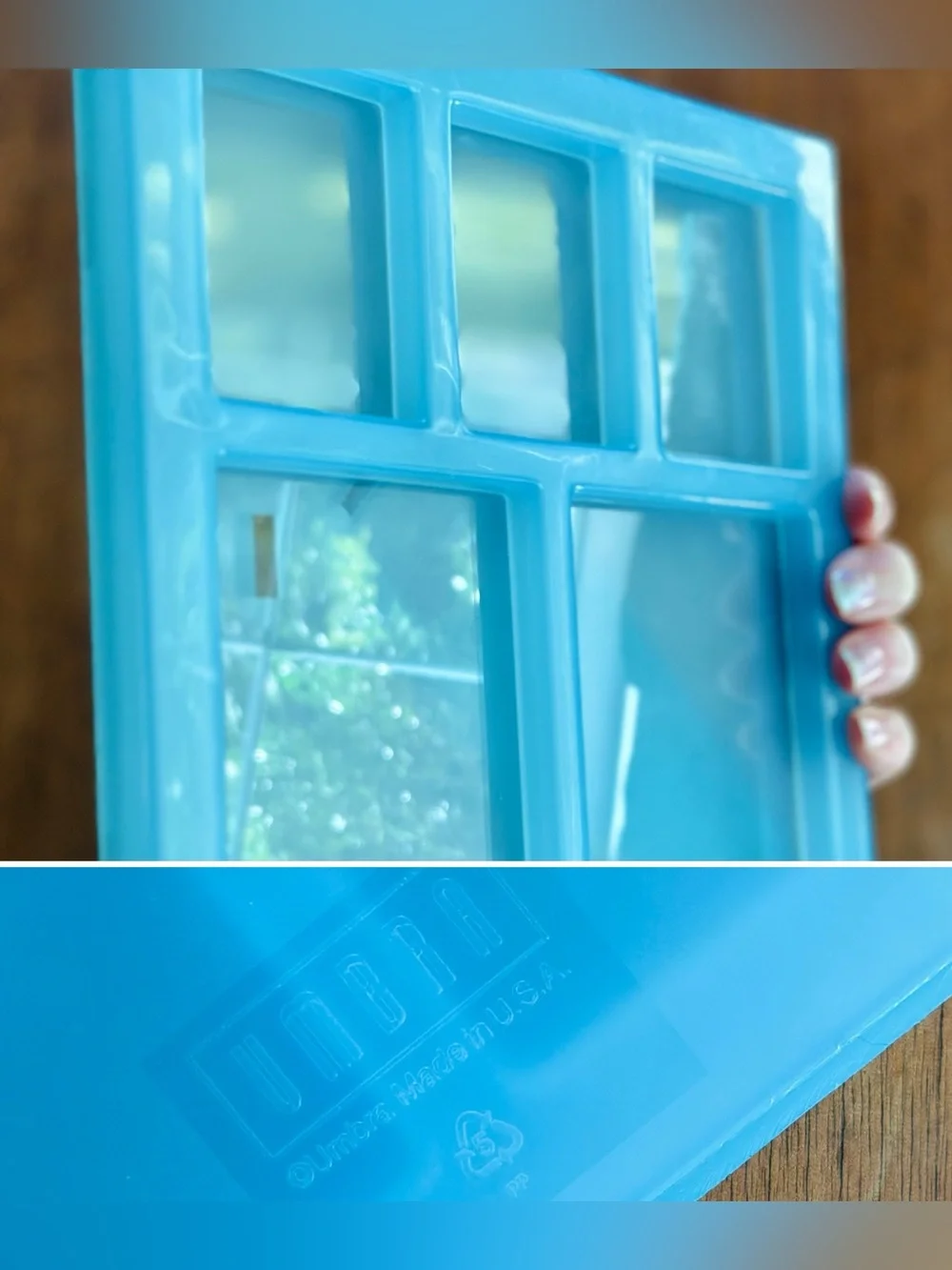 Blue Photo Album & Assorted Picture Frames - Blue, Gold, Gray